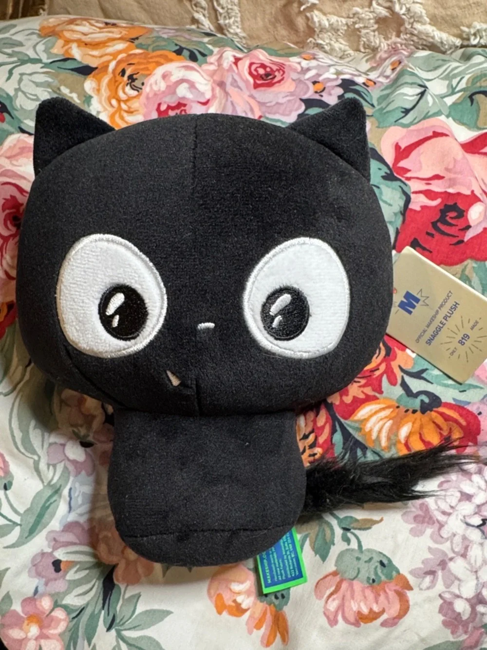 Makeship Snaggle Plush - Black Cat Limited Edition Plushie